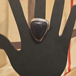 Paparazzi Silver and Black Women's Ring